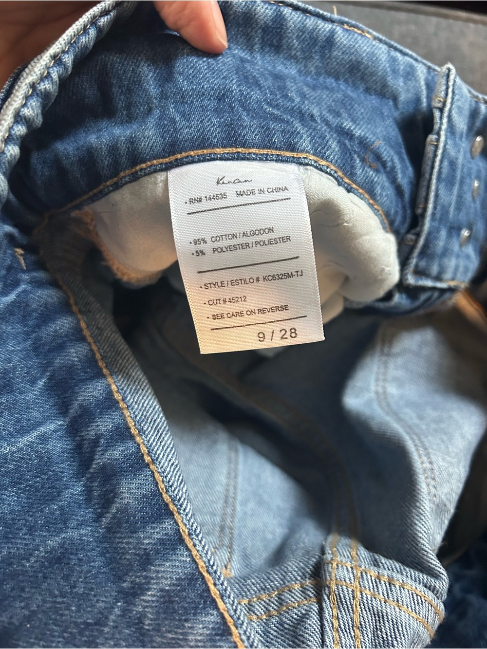 KanCan Light Wash Triple-Button High-Rise Denim Shorts - Picture 5 of 5